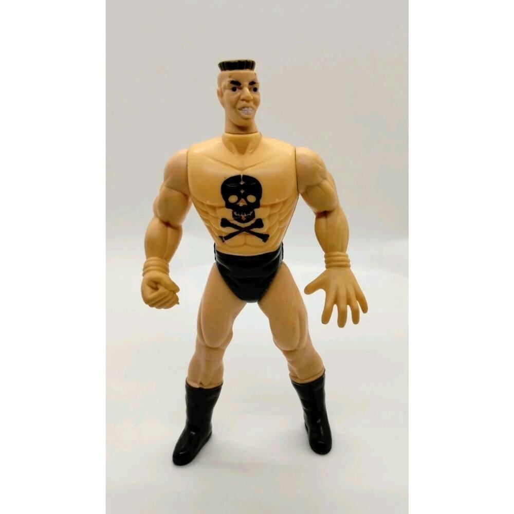 Wrestler Unbranded with Skull Crossbones Tattoo Action Figure - 5.5" - Flat Top